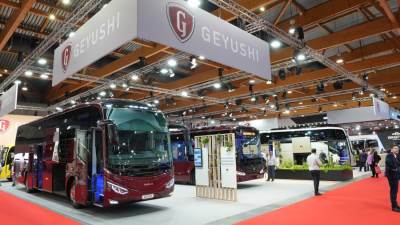 جيوشي لصناعة وسائل النقل تشارك بجناح كبير لأحدث منتجاتها في معرض "Busworld 2025" ببروكسل