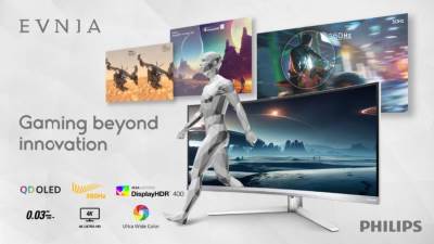 «فيليبس» تطلق عصرًا جديدًا من شاشات الألعاب QD-OLED Evnia المبتكرة في منطقة الشرق الأوسط