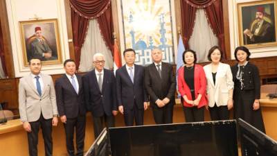 محافظ القاهرة يستقبل وفدًا من مدينة شنيانغ الصينية برئاسة ليو تشي تشنغ عمدة المدينة