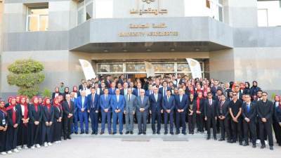 4 وزراء يشاركون في احتفالية تكريم الدكتور خالد العناني بجامعة حلوان