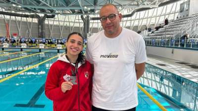 بطلة الأهلي ومنتخب مصر علياء إيهاب تحقق فضية ٢٠٠ متر فراشه ببطولة بلغاريا الدوليه Britz للسباحه الحرة