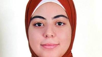 تهنئة قلبية بتعيين ندى وليد فتحي معيدة بجامعة حلوان