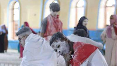 تحت شعار رسالة الأجيال.. تُقدم جمعية الستار للإبداع المسرحي عرض مسرح الشارع بعنوان مسرحية الطابو بالجزائر