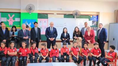 وزير التعليم يصطحب الأميرة أكيكو في زيارة للمدرسة المصرية اليابانية 