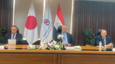 رئيس الجامعة اليابانية يستقبل نقيب صحفيي الإسكندرية والوفد المرافق