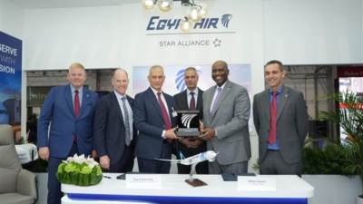 اتفاقية تعاون بين مصر للطيران للصيانة وبوينج لتوفير قطع غيار الطائرات 