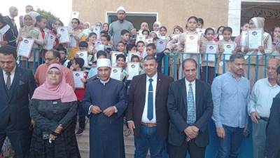 بالصور.. أزهر المنوفية يرفع راية التفوق ويكرم الأوائل  بمعهد النور النموذجي بأشمون