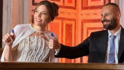 بالصور .. عقد قران سلمى أيمن عبد الوهاب ومروان وليد عفيفى