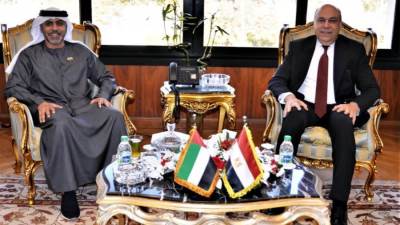 وزير الطيران يستقبل سفير دولة الإمارات بالقاهرة لبحث أوجه التعاون المشترك بين الجانبين  