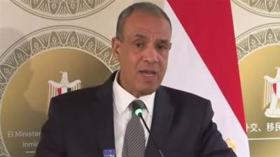 هيئة الاستعلامات: مُشاركة 96 مؤسسة إعلامية أجنبية مع وزير الخارجية في أول "لقاء مع الإعلام الأجنبي"