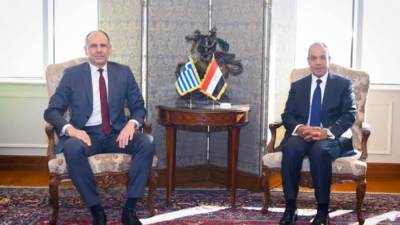 مشاورات مصرية - يونانية على مستوى وزيري الخارجية لدعم الشراكة الاستراتيجية بين البلدين