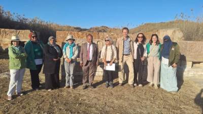 السفير الإسباني يزور البعثتين الأثريتين في بني سويف والمنيا لتعزيز التعاون الثقافي والعلمي