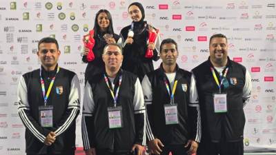 منتخب مصر لألعاب القوى يحصد ذهبية وفضية في البطولة العربية لفتيات الأندية بالشارقة