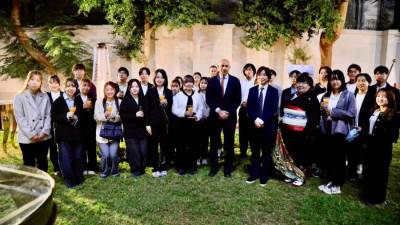 وزير التعليم يشهد فعاليات التبادل الثقافي بين طلاب مصر وجامعة هيروشيما بالسفارة اليابانية