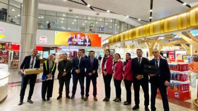 أجواء رمضانية مبهجة بمطار القاهرة الدولي