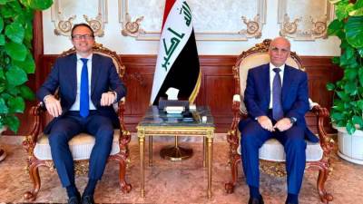 السفير العراقي بالقاهرة يبحث مَعَ نظيره الاسباني تعزيز العلاقات الثُّنَائِية وتطورات الأَوْضَاعِ الاقليمية