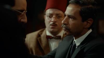 شجار بين صدقي صخر وأحمد أمين في مسلسل النص التاني