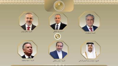 وزير الخارجية يواصل اتصالاته المكثفة مع عدد من الوزراء بالمنطقة والولايات المتحدة لاحتواء العواقب الوخيمة للتصعيد الحالي ومنع خروجه عن السيطرة