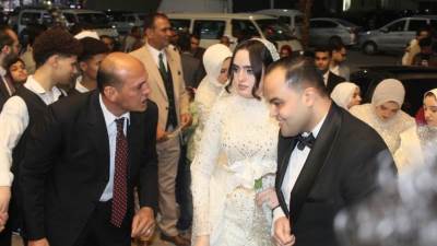 احتفال أسطوري بزفاف ابنة شقيق النائب مختار همام مرسي بمحافظة سوهاج 