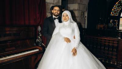 المستشار أحمد الحتاوي يهنئ الأستاذ محمد سعيد قاسم بمناسبة زفافه