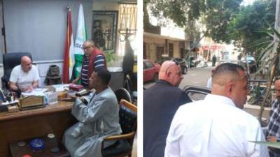 لقاء المواطنين اليومي بديوان حي العمرانية لمتابعة الشكاوى والطلبات