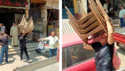 حي العمرانية يشن حملة مسائية مكبرة بالقطاع الجنوبي ويزيل ٩١ حالة إشغال