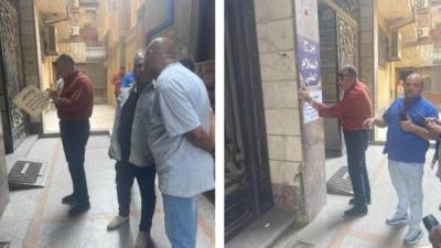 حي العمرانية يواصل طرق الأبواب لمتابعة مخالفات التصالح بشارعي فيصل وناصر الثورة
