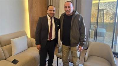 النائب وسيم كمال يلتقي إبراهيم العرجاني لتهنئته بافتتاح مدينة السلام بشمال سيناء