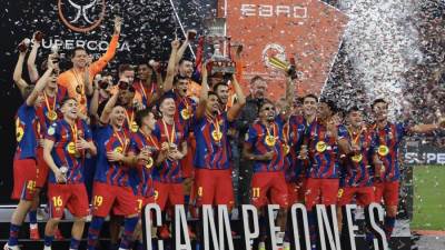 برشلونة يفوزه على نظيره ريال مدريد بثنائية ويتوج رسميا بلقب الدوري الإسباني