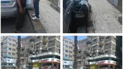 حي العمرانية يرفع "الفريزة" بالجزيرة الوسطى في شارع فيصل
