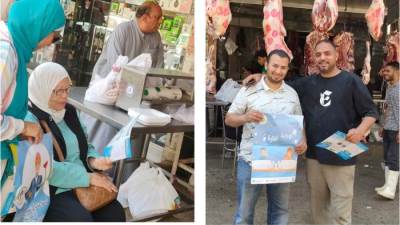 توعيه بنطاق حى العمرانيه عن أهمية المحافظه على المياه وترشيد استخدمها
