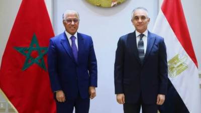 وزير العدل يبحث مع سفير المغرب تعزيز التعاون القضائي وتطوير المنظومة القانونية بين البلدين