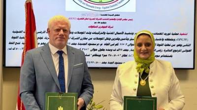 المصرية لنقل الكهرباء توقع عقداً مع شركة الجوهري للمقاولات لتنفيذ جزء من مشروع ربط محطة محولات سمنود الجديدة بالشبكة القومية