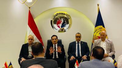 أسامة أبو العز الأتربي يبحث خطة عمل حماة الوطن بكفر الشيخ لتعزيز التواجد الميداني بالمراكز