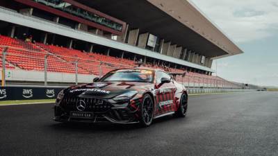 مرسيدس - AMG تكشف عن سيارة الأمان الرسمية الجديدة لبطولة FIA Formula 1® لأول مرة في حلبة هنغارورينغ (المجر)