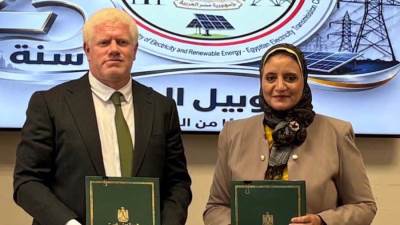 المصرية لنقل الكهرباء توقع عقدا لتنفيذ أعمال فتح خط هوائي جهد 66 ك.ف بغرب المنصورة لدعم استقرار التغذية الكهربائية