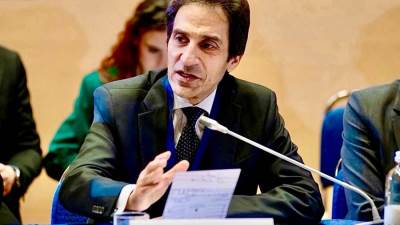 بسام راضى امام المؤتمر الدولى لحل الدولتين بروما : "اللحظة الدولية الراهنة فرصة تاريخية لحل الدولتين"