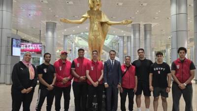 وزارة الشباب والرياضة تستقبل أبطال ألعاب القوى بعد مشاركتهم في بطولة العالم