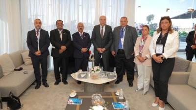 لقاءات ثنائية لوزير الطيران مع وزراء النقل والطيران ورؤساء هيئات الطيران المدني بعدد من الدول العربية والأفريقية على هامش معرض العلمين الدولي للطيران والفضاء «EIAS 2026»