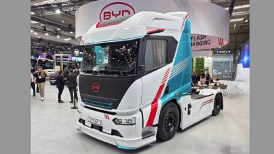 BYD تطلق شاحنتها المطورة (ETT44) بقوة 1000 حصان بمعرض " IAA Transportation 2026"