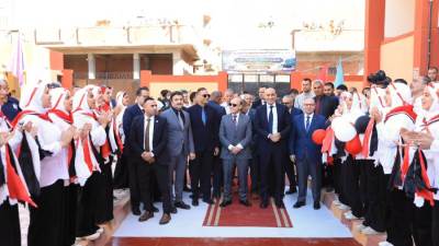 تزامنا مع يوم المعلم واحتفالات انتصارات أكتوبر المجيدة.. وزير التعليم ومحافظ الغربية يفتتحان مدرسة شوني بطنطا 
