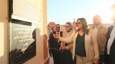 بتكلفة 21 مليون جنيه .. وزيرة التنمية المحلية ومحافظ الوادي الجديد تفتتحان مشروع تطوير ورفع كفاءة مجزر «موط» بالداخلة