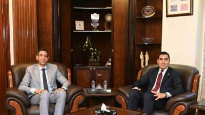 وزير الرياضة يجتمع مع رئيس اتحاد ألعاب القوي لدعم مبادرات اكتشاف المواهب 